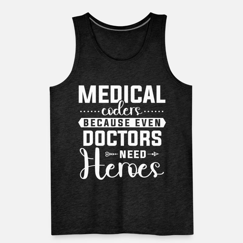 Medical Encoder Medical Programmer Men's Premium Organic Tank Top