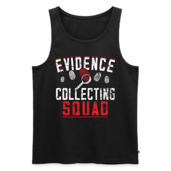 Forensiker Forensischer Wissenschaftler - Männer Premium Bio Tank Top - Schwarz - Vorne - AI Model Male 178 light (178cm)