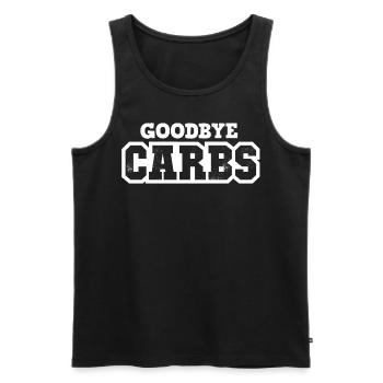 Keto-Diät, Kohlenhydratfreie Ernährung, Keto - Männer Premium Bio Tank Top - Schwarz - Vorne - AI Model Male 178 light (178cm)