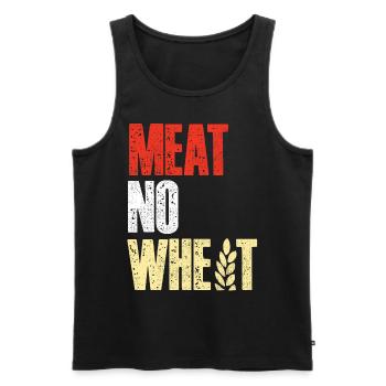 Keto-Diät, Kohlenhydratfreie Ernährung, Keto - Männer Premium Bio Tank Top - Schwarz - Vorne - AI Model Male 178 light (178cm)