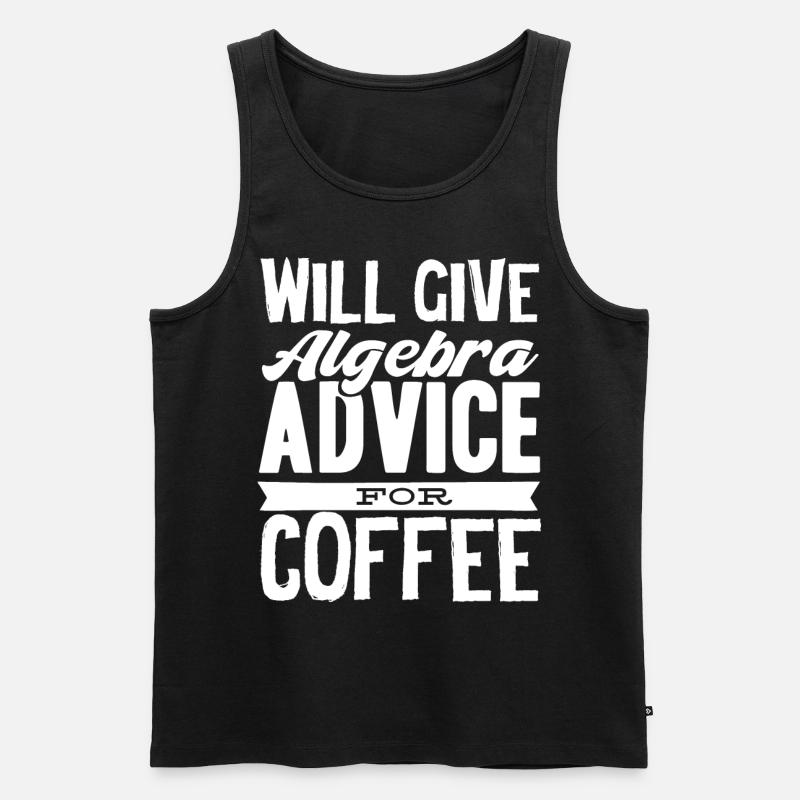 Algebra, Analysis, Wissenschaft, Mathematik - Männer Premium Bio Tank Top - Schwarz