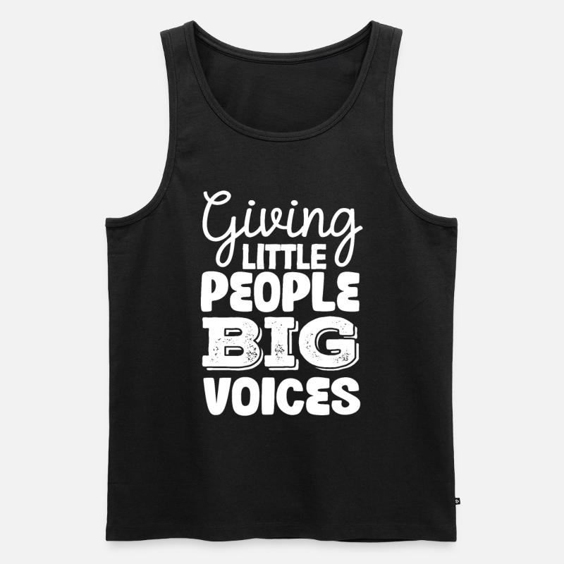Speech-language pathology, speech-language pathologist - Men's Premium Organic Tank Top - black
