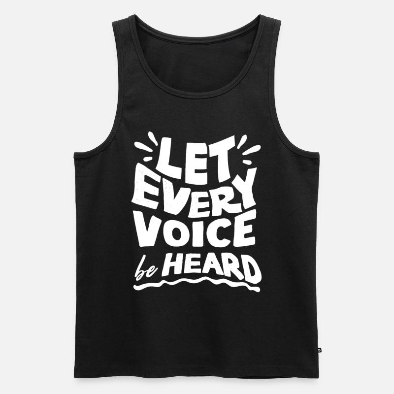 Speech-language pathology, speech-language pathologist - Men's Premium Organic Tank Top - black