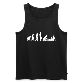 Physiotherapy Chiropractor Physio-Masseur - Men's Premium Organic Tank Top - black - Front - Michal (187cm)