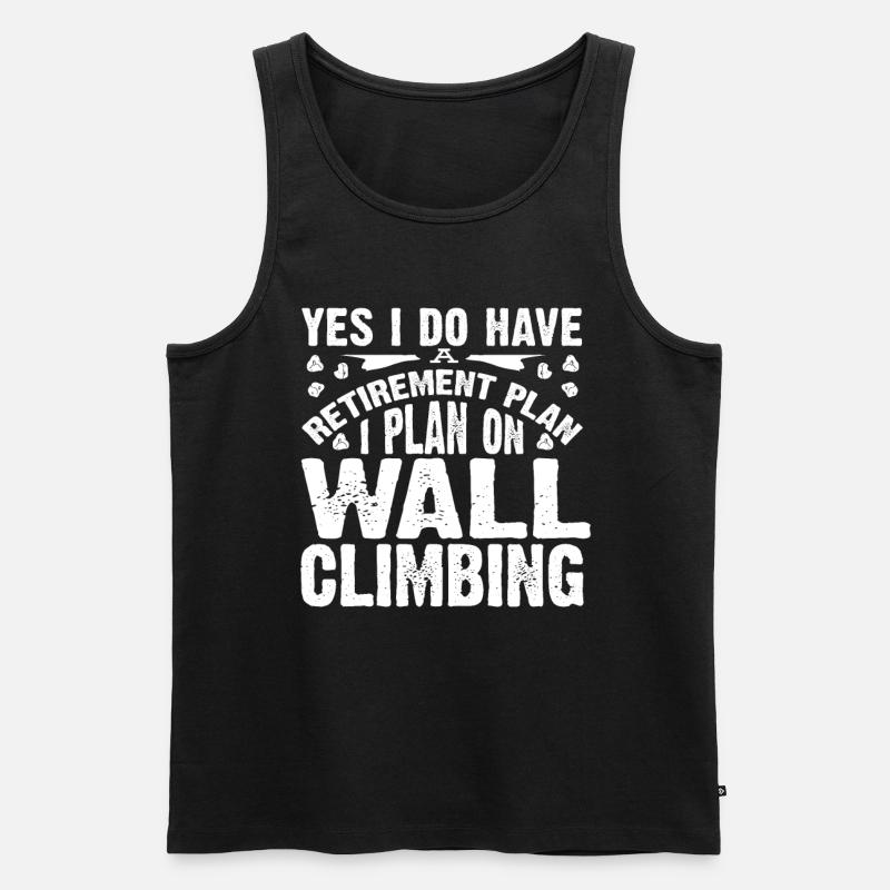 Wall climbers, wall climbers - Men's Premium Organic Tank Top - black