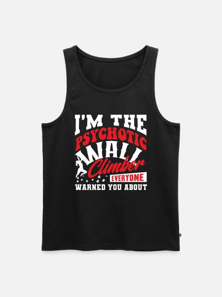 Wall climbers, wall climbers - Men's Premium Organic Tank Top - black