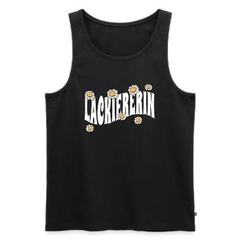 Maler Anstreicher niedliche Blumen Lackiererin - Männer Premium Bio Tank Top - Schwarz - Vorne - Michal (187cm)