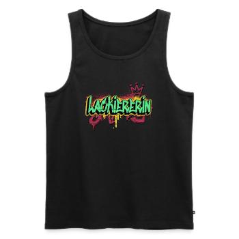 Maler Anstreicher Graffiti-Art Lackiererin - Männer Premium Bio Tank Top - Schwarz - Vorne - Michal (187cm)