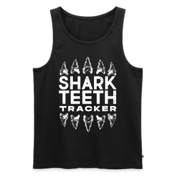 Sharks, shark counter collectors - Men's Premium Organic Tank Top - black - Front - Michal (187cm)