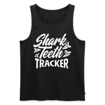 Sharks, shark counter collectors - Men's Premium Organic Tank Top - black - Front - Michal (187cm)