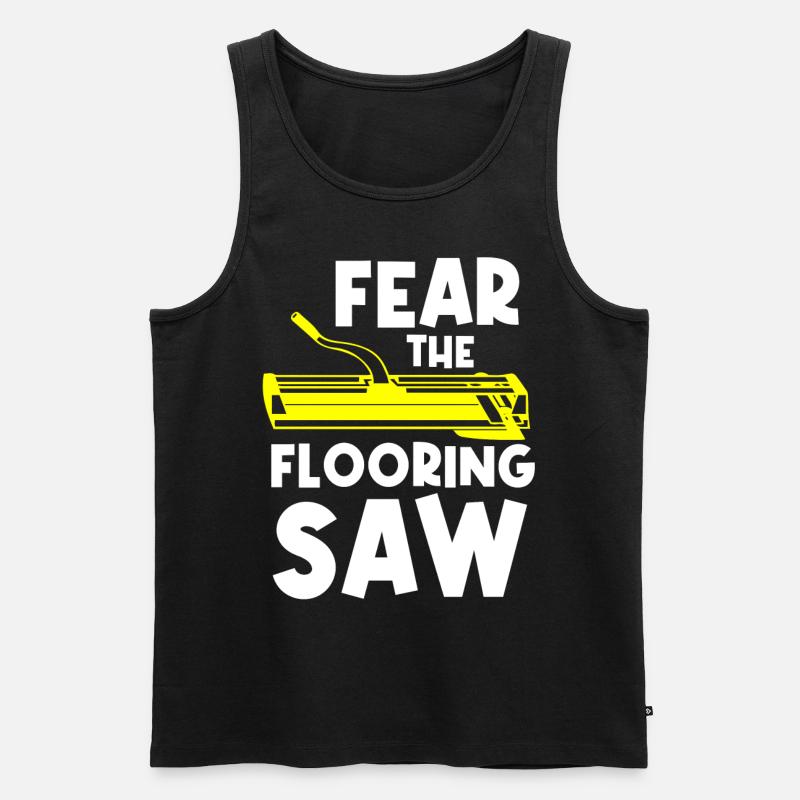 Floorers, tilers, tilers - Men's Premium Organic Tank Top - black