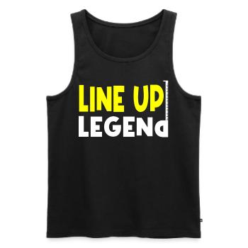 Floor layers, tilers, tilers - Men's Premium Organic Tank Top - black - Front - Michal (187cm)