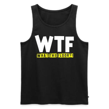 Floor layers, tilers, tilers - Men's Premium Organic Tank Top - black - Front - Michal (187cm)