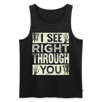 Xray Tech, Xray Technician - Men's Premium Organic Tank Top - black - Front - AI Model Male 178 light (178cm)