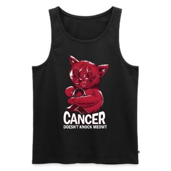 Le cancer ne réagit pas au myélome multiple - Débardeur bio Premium Homme - noir - Devant - Michal (187cm)
