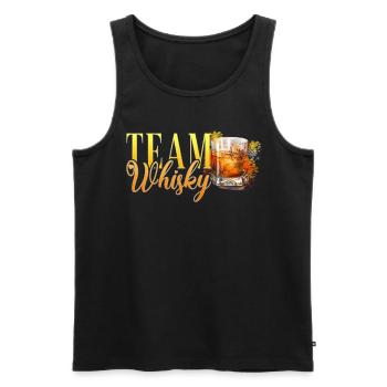 Équipe Whisky Hen Party Barman - Débardeur bio Premium Homme - noir - Devant - Michal (187cm)