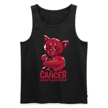 Le cancer ne réagit pas au myélome multiple - Débardeur bio Premium Homme - noir - Devant - Michal (187cm)
