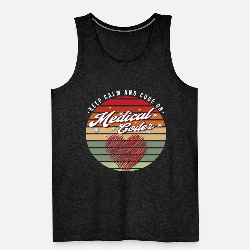 Medical Assistant - Medical Coder Men's Premium Organic Tank Top