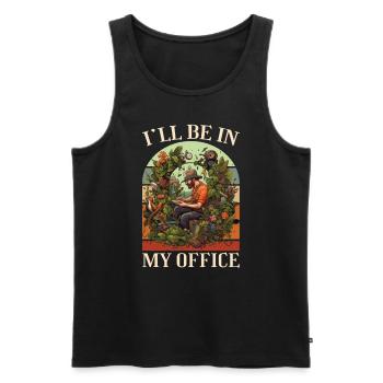 Garten Gartenpflanzen Landschaftsgärtner lustiges - Männer Premium Bio Tank Top - Schwarz - Vorne - Michal (187cm)