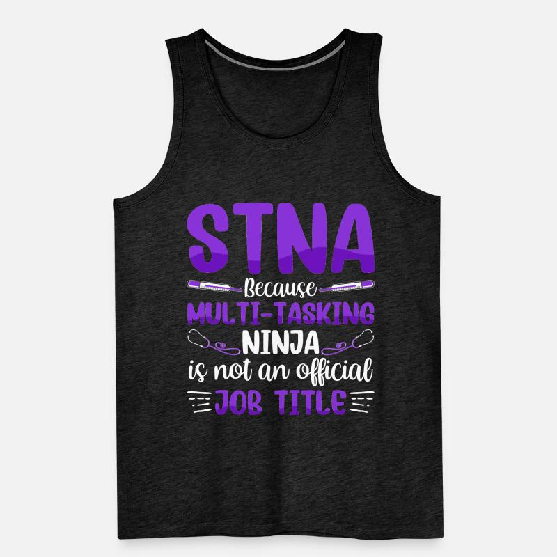 Multitasking Ninja - STNA State Tested Nursing Männer Premium Bio Tank Top