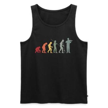 Violoniste-Musicien Violons Instruments de musique - Débardeur bio Premium Homme - noir - Devant - Michal (187cm)