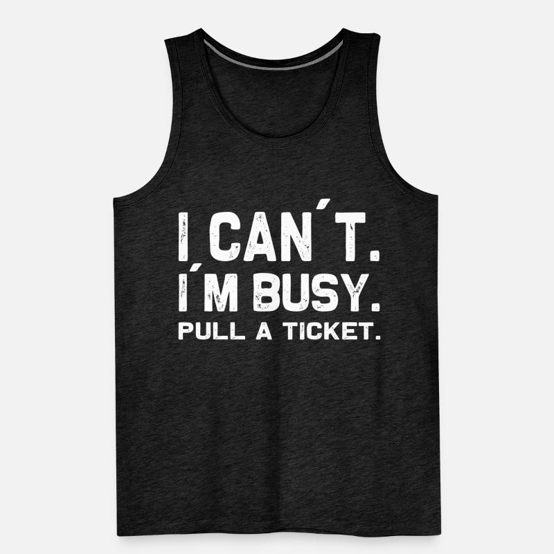 "I can't do 'Funny System Engineering' Men's Premium Organic Tank Top