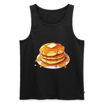 National Maple Syrup Day Day - Sugar and - Men's Premium Organic Tank Top - black - Front - AI Model Male 178 light (178cm)