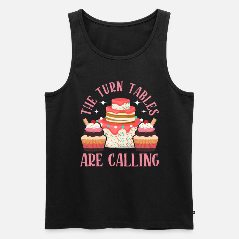 Cupcake-künstler Backt - Männer Premium Bio Tank Top - Schwarz