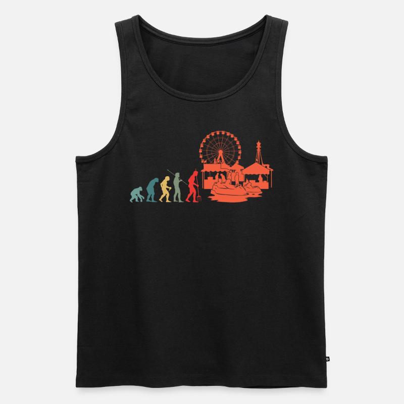 Parc d’attractions Evolution Fairground - Débardeur bio Premium Homme - noir