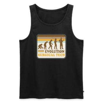Chirurgisch-technischer Assistent Chirurg - Männer Premium Bio Tank Top - Schwarz - Vorne - AI Model Male 178 light (178cm)