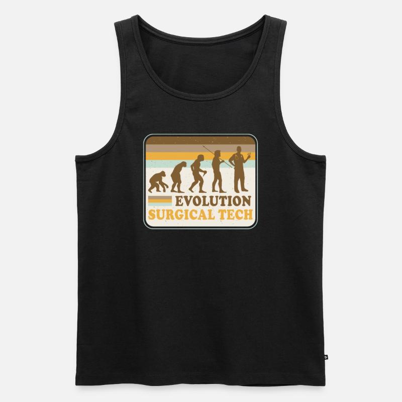 Chirurgisch-technischer Assistent Chirurg - Männer Premium Bio Tank Top - Schwarz