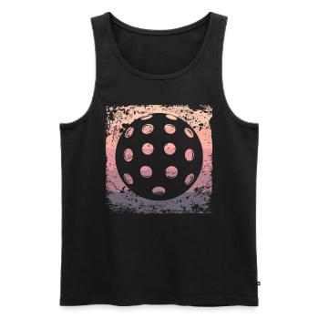 Pickleball Vintage Wiffleball Club - Débardeur bio Premium Homme - noir - Devant - Michal (187cm)