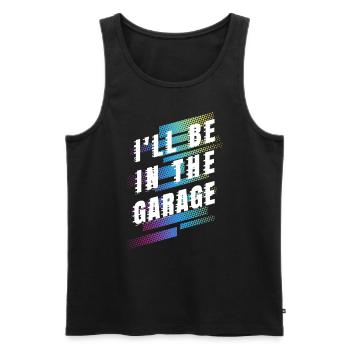Auto-Schrauber Mechaniker Hobby-Garage Modellbau - Männer Premium Bio Tank Top - Schwarz - Vorne - AI Model Male 178 light (178cm)
