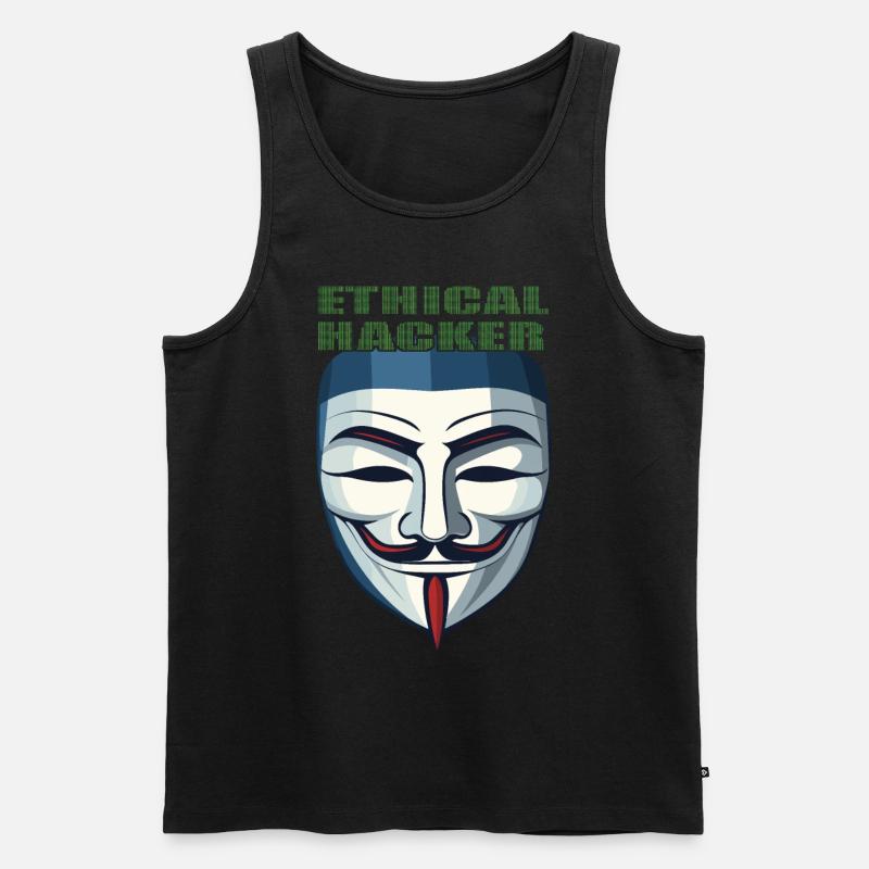 Ethischer Hacking -Analyst Ethische - Männer Premium Bio Tank Top - Schwarz