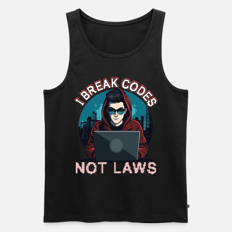 Ethical Hacking Analyst Ethical - Men's Premium Organic Tank Top - black