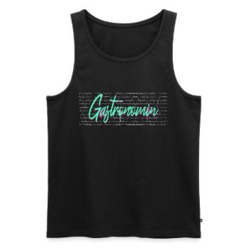 Restaurant Wirt Koch Abschluss-Geschenk - Männer Premium Bio Tank Top - Schwarz - Vorne - AI Model Male 178 light (178cm)