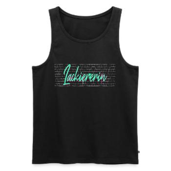Maler Anstreicher Abschluss-Geschenk Lackiererin - Männer Premium Bio Tank Top - Schwarz - Vorne - Michal (187cm)