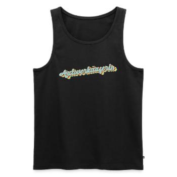 Autohändler Abschluss-Geschenk Autoverkäuferin - Männer Premium Bio Tank Top - Schwarz - Vorne - Michal (187cm)