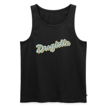 Apotheker Abschluss-Geschenk Drogistin - Männer Premium Bio Tank Top - Schwarz - Vorne - Michal (187cm)