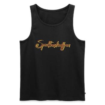 Spediteur Abschluss-Geschenk Speditionskauffrau - Männer Premium Bio Tank Top - Schwarz - Vorne - Michal (187cm)