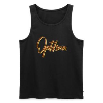 Optiker Abschluss-Geschenk Optikerin - Männer Premium Bio Tank Top - Schwarz - Vorne - AI Model Male 178 light (178cm)
