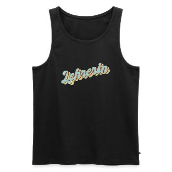 Schule Abschluss-Geschenk Lehrerin - Männer Premium Bio Tank Top - Schwarz - Vorne - Michal (187cm)