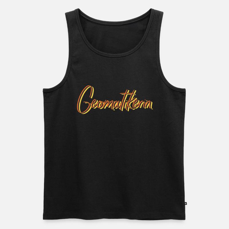 Vermessungstechniker Abschluss-Geschenk - Männer Premium Bio Tank Top - Schwarz