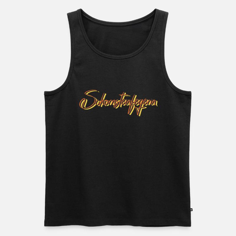 Schornsteinfeger Abschluss-Geschenk - Männer Premium Bio Tank Top - Schwarz