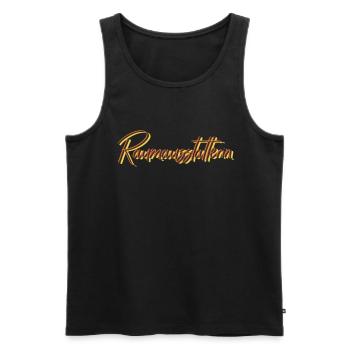 Dekorateur Abschluss-Geschenk Raumausstatterin - Männer Premium Bio Tank Top - Schwarz - Vorne - Michal (187cm)
