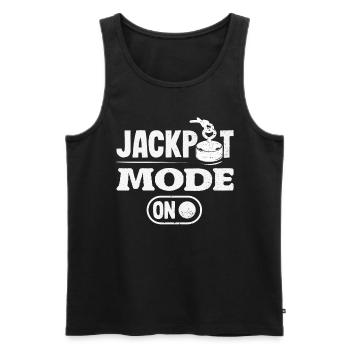 Magnetfischen Detektion Schatzsuche - Männer Premium Bio Tank Top - Schwarz - Vorne - Michal (187cm)