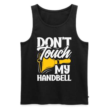 Choral Musical Instrument Hand Bell - Men's Premium Organic Tank Top - black - Front - Michal (187cm)