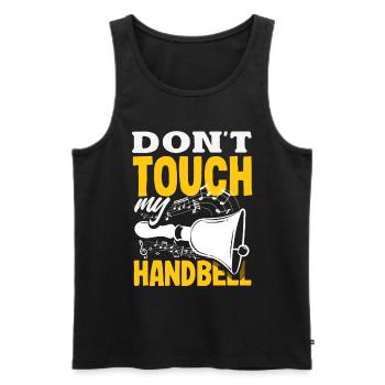 Choral Musical Instrument Hand Bell - Men's Premium Organic Tank Top - black - Front - Michal (187cm)
