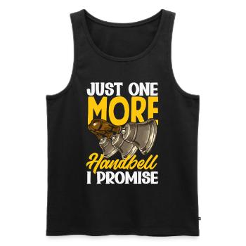 Choral Musical Instrument Hand Bell - Men's Premium Organic Tank Top - black - Front - Michal (187cm)