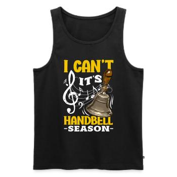 Choral Musical Instrument Hand Bell - Men's Premium Organic Tank Top - black - Front - Michal (187cm)